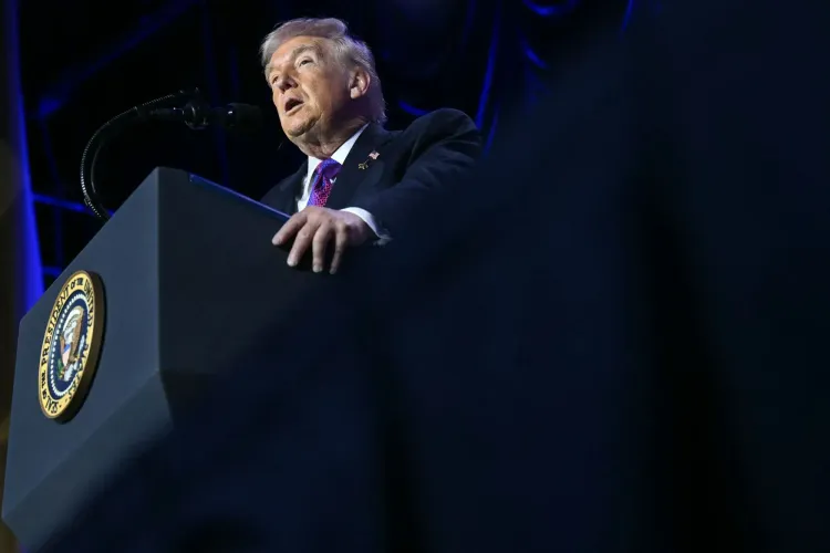 دونالد ترامب يتحدث في إفطار الصلاة الوطني، مشيرًا إلى قضية مريم إبراهيم وادعاءاته بشأن إطلاق سراحها.