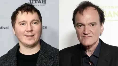 بول دانو وكوينتن تارانتينو يتحدثان في مناسبتين مختلفتين. دانو يتلقى الدعم من نجوم هوليوود بعد انتقادات تارانتينو له.