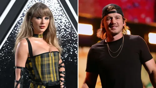 تايلور سويفت ومورغان والين في حفل جوائز iHeartRadio، حيث حصل كل منهما على 10 ترشيحات.