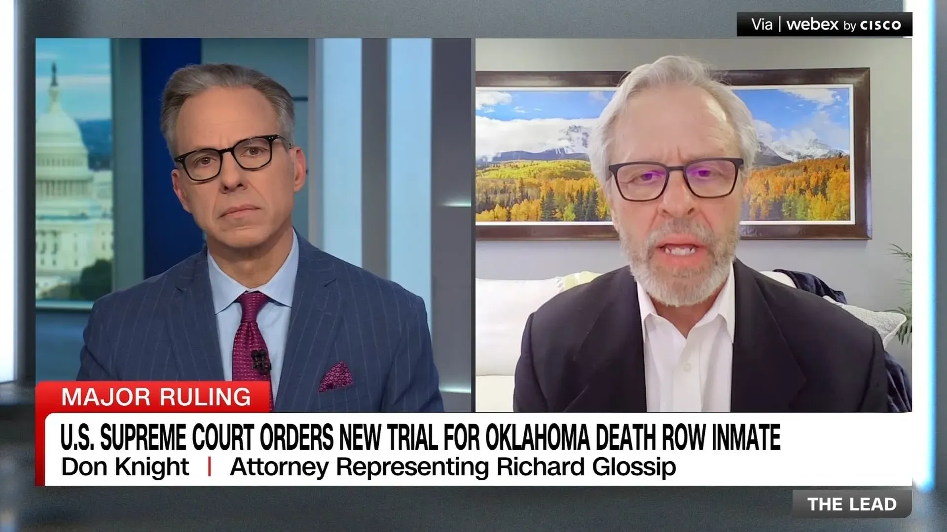 مقابلة مع المحامي دون نايت، الذي يمثل ريتشارد غلوسيب، بعد قرار المحكمة العليا بإعادة محاكمته في قضية الإعدام.